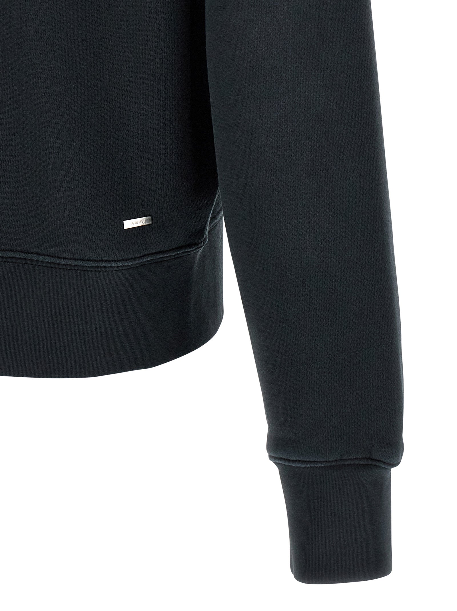 Black Cotton Sweatshirt