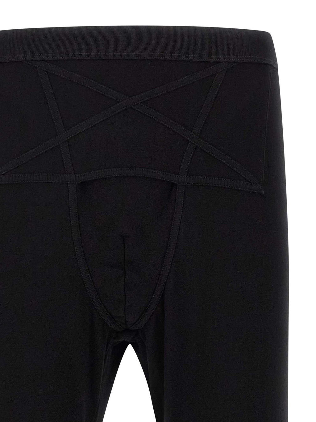 Black Wool Leggings
