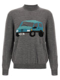 Gray Wool Cardigan