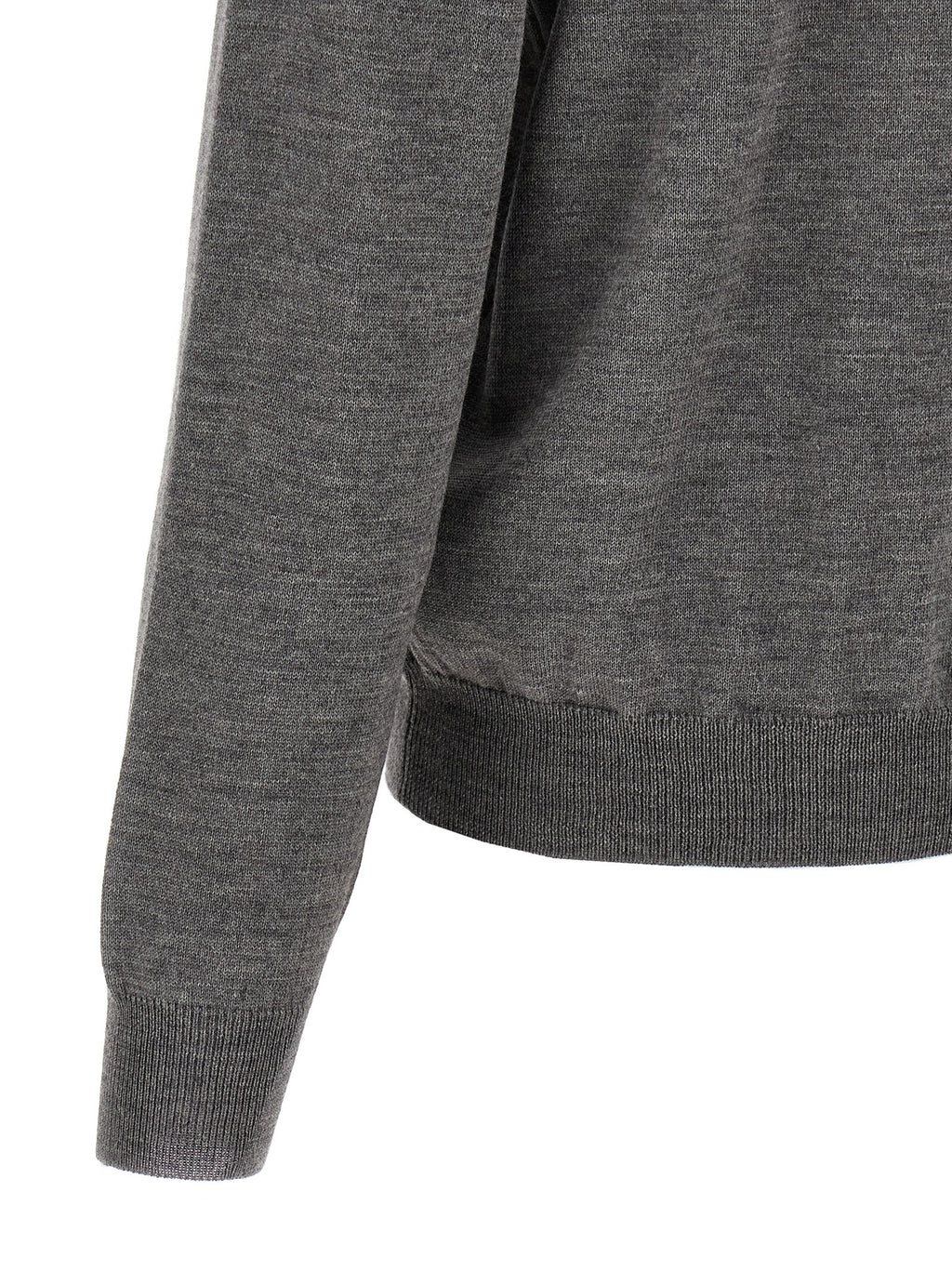 Gray Wool Cardigan