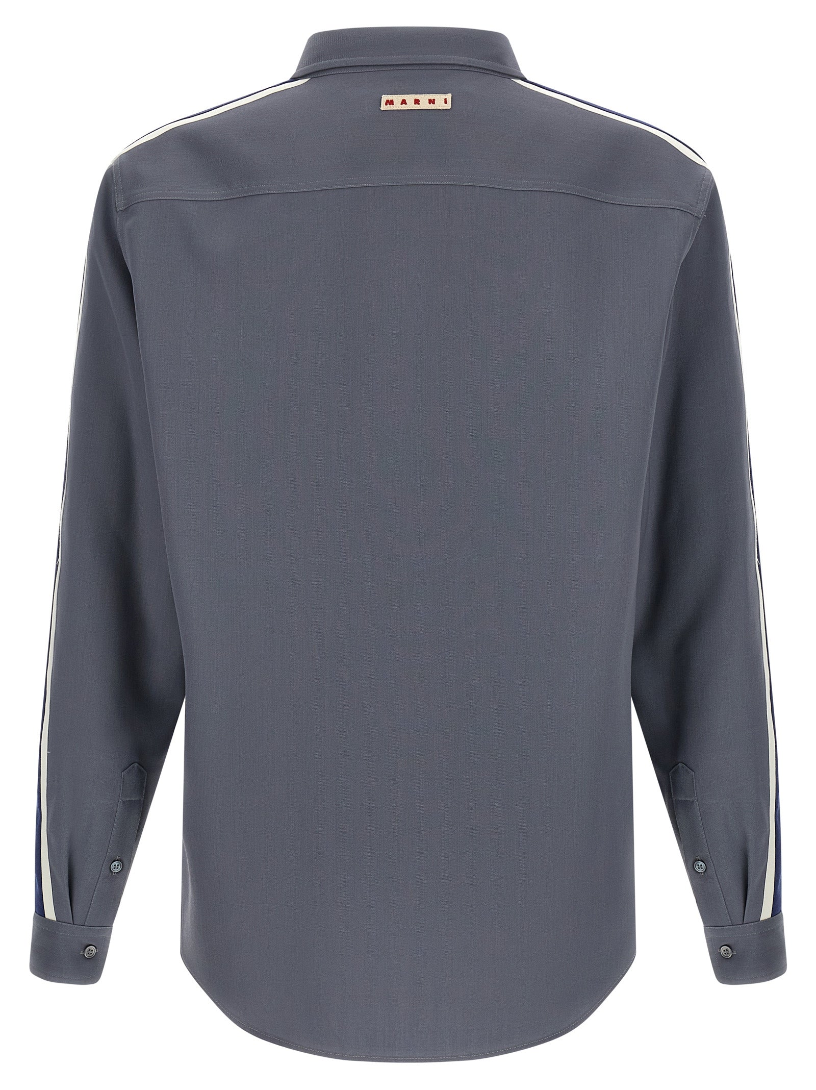 Gray Virgin Wool Blouse