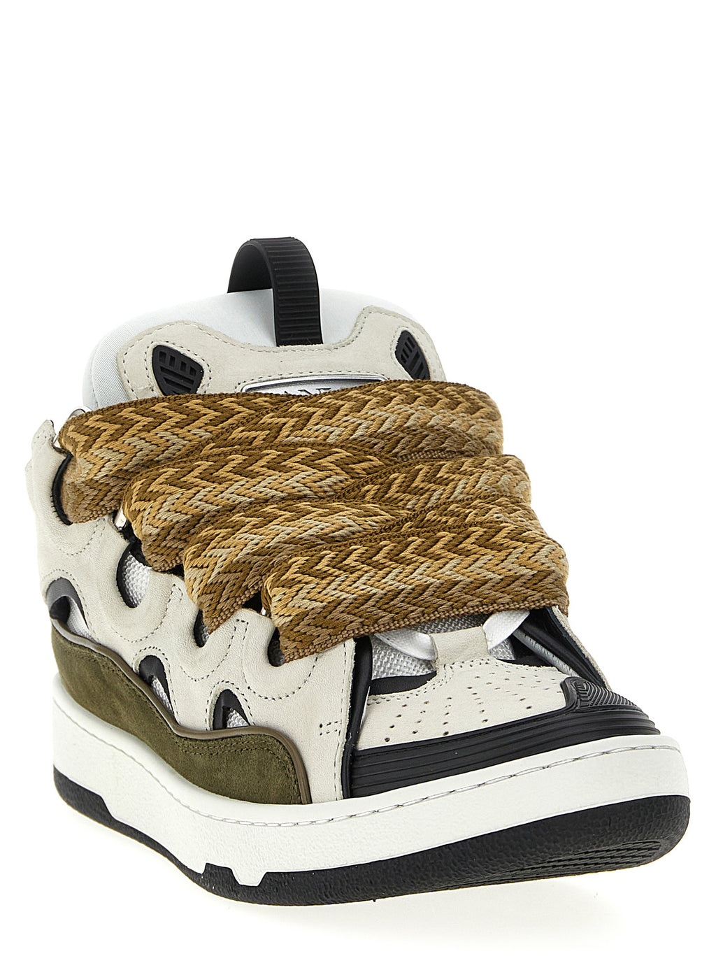 Multicolor Calf Leather Bos Taurus Chunky Sneakers