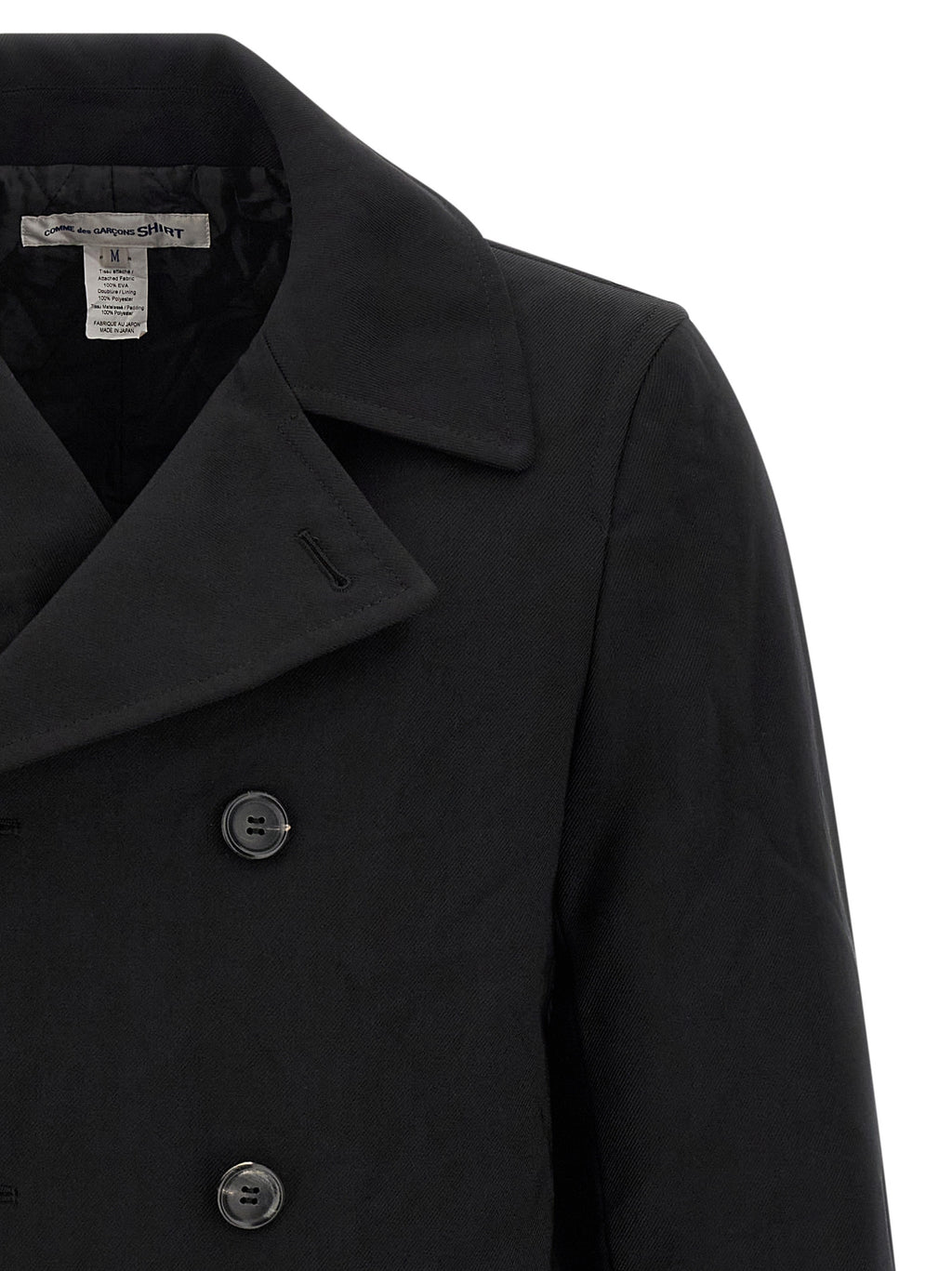 Black Polyester Coat
