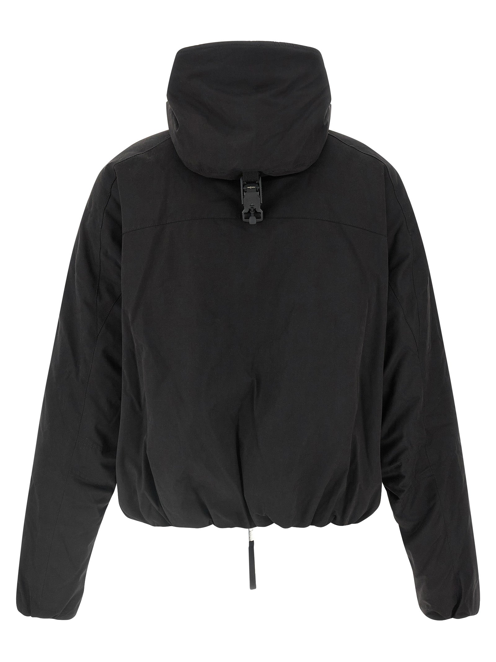 Black Polyester Shell Jacket