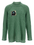 Bicolor Wool Cardigan