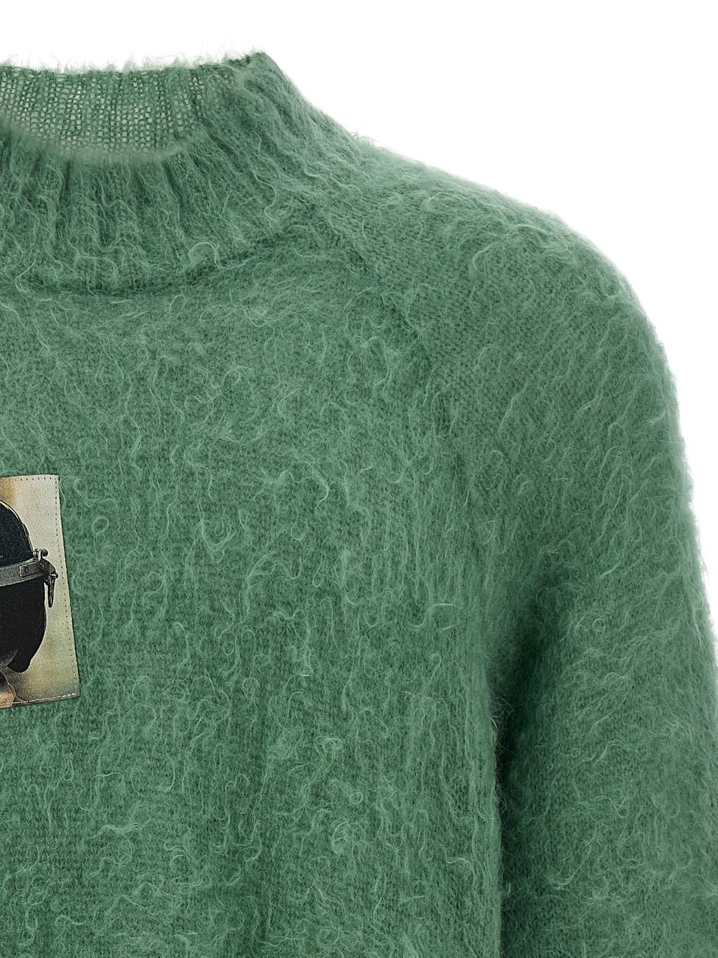 Bicolor Wool Cardigan