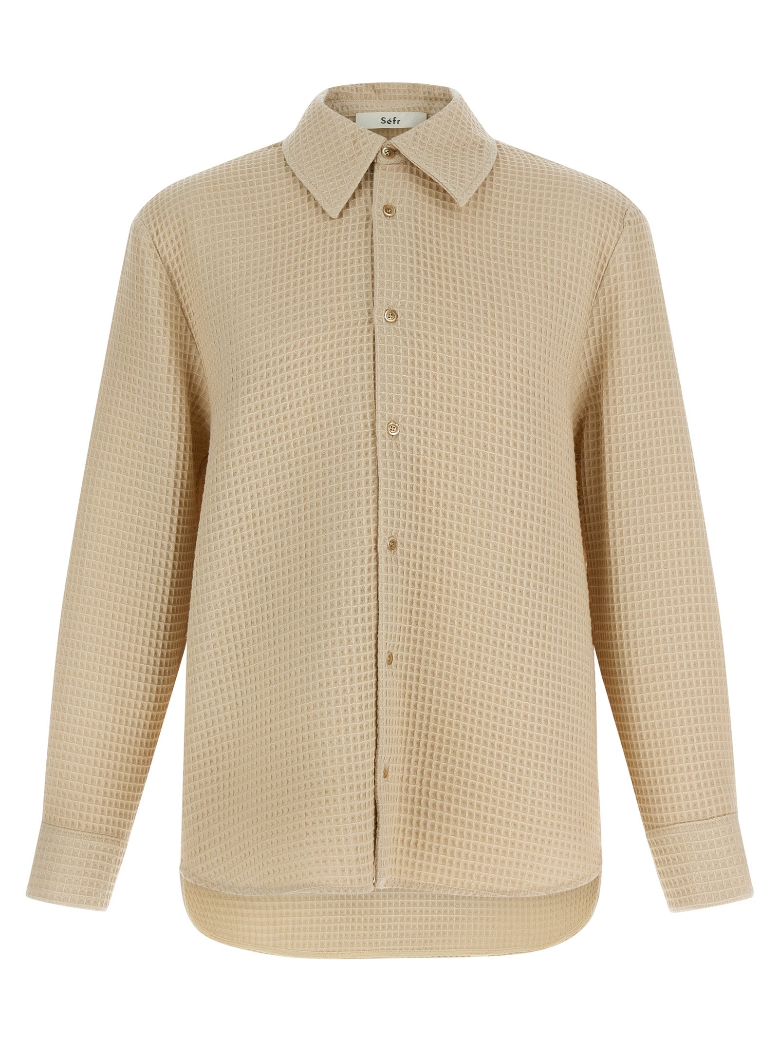 Beige Cotton Blouse