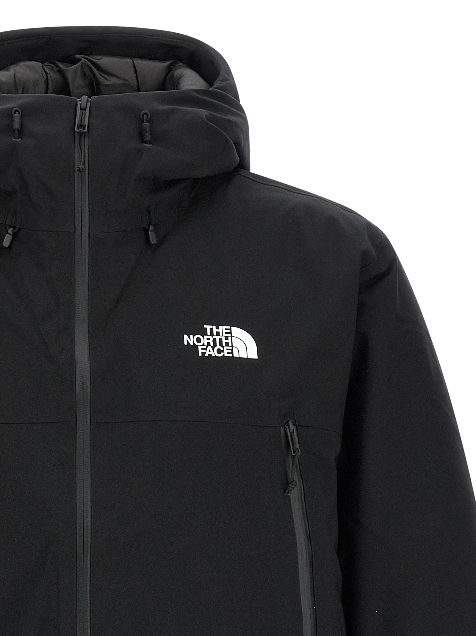 Black Polyester Parka