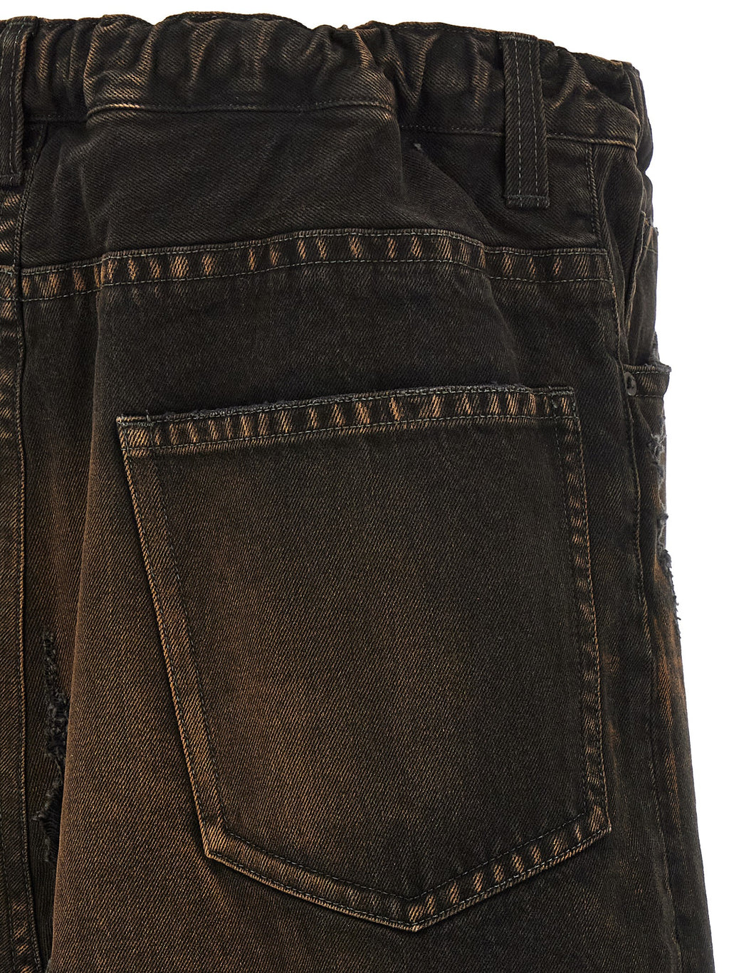 Black Cotton Casual Pants