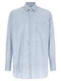 Blue Cotton Blouse