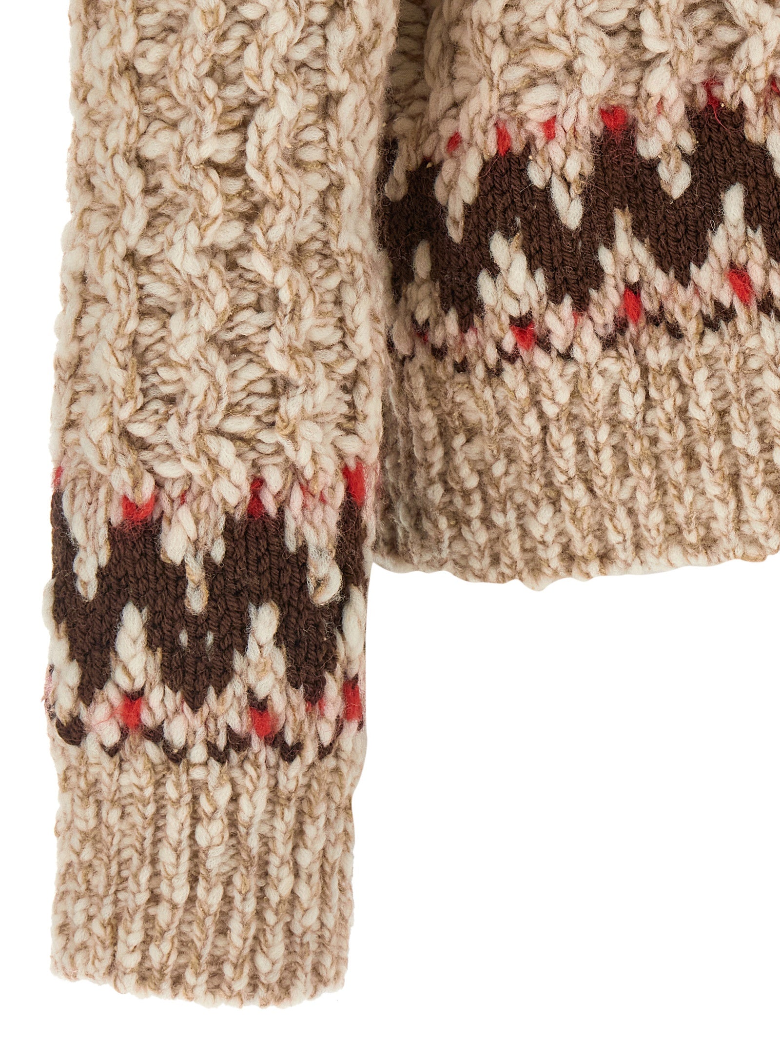 Multicolor Wool Cardigan