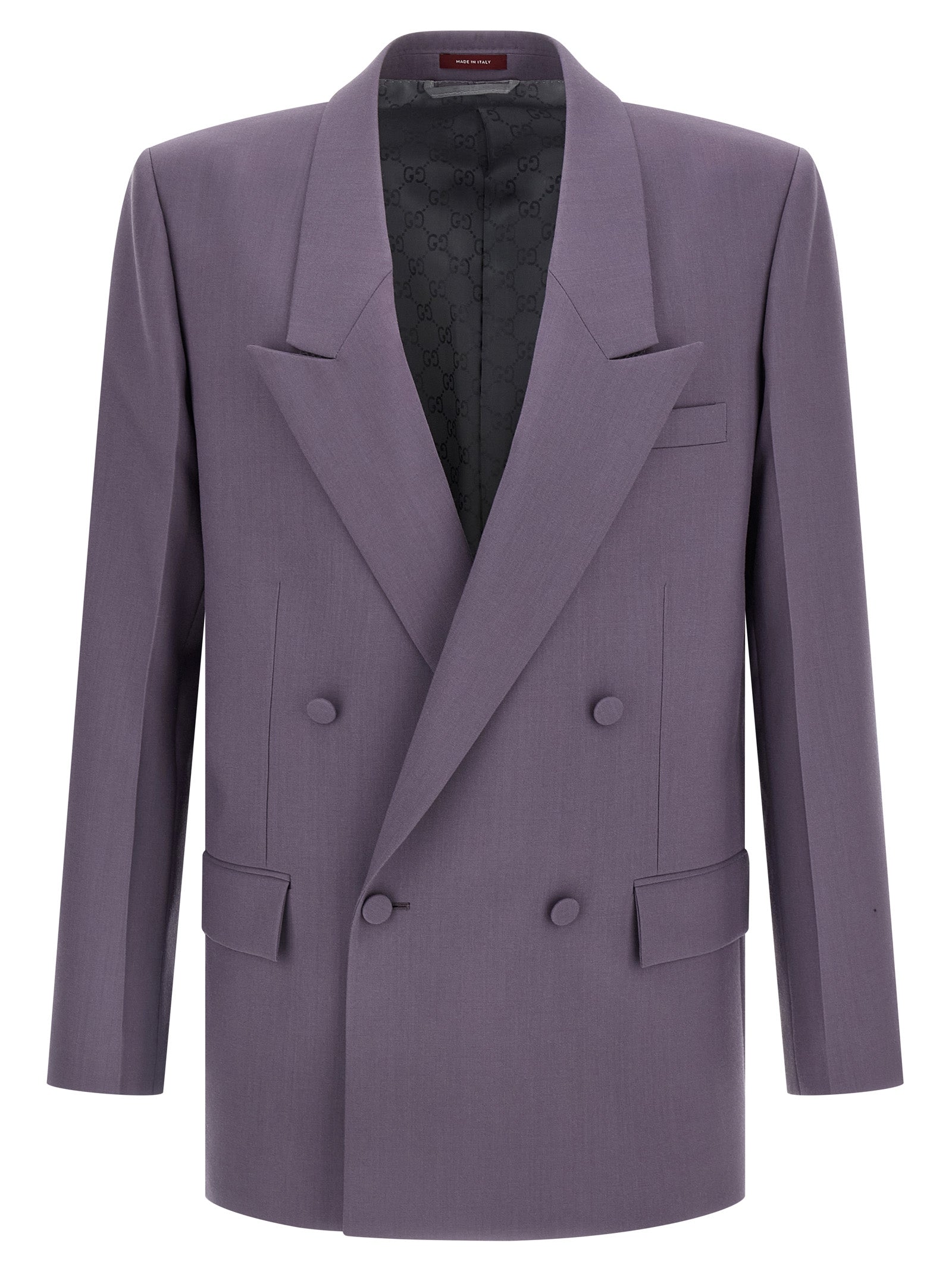 Purple Wool Blazer