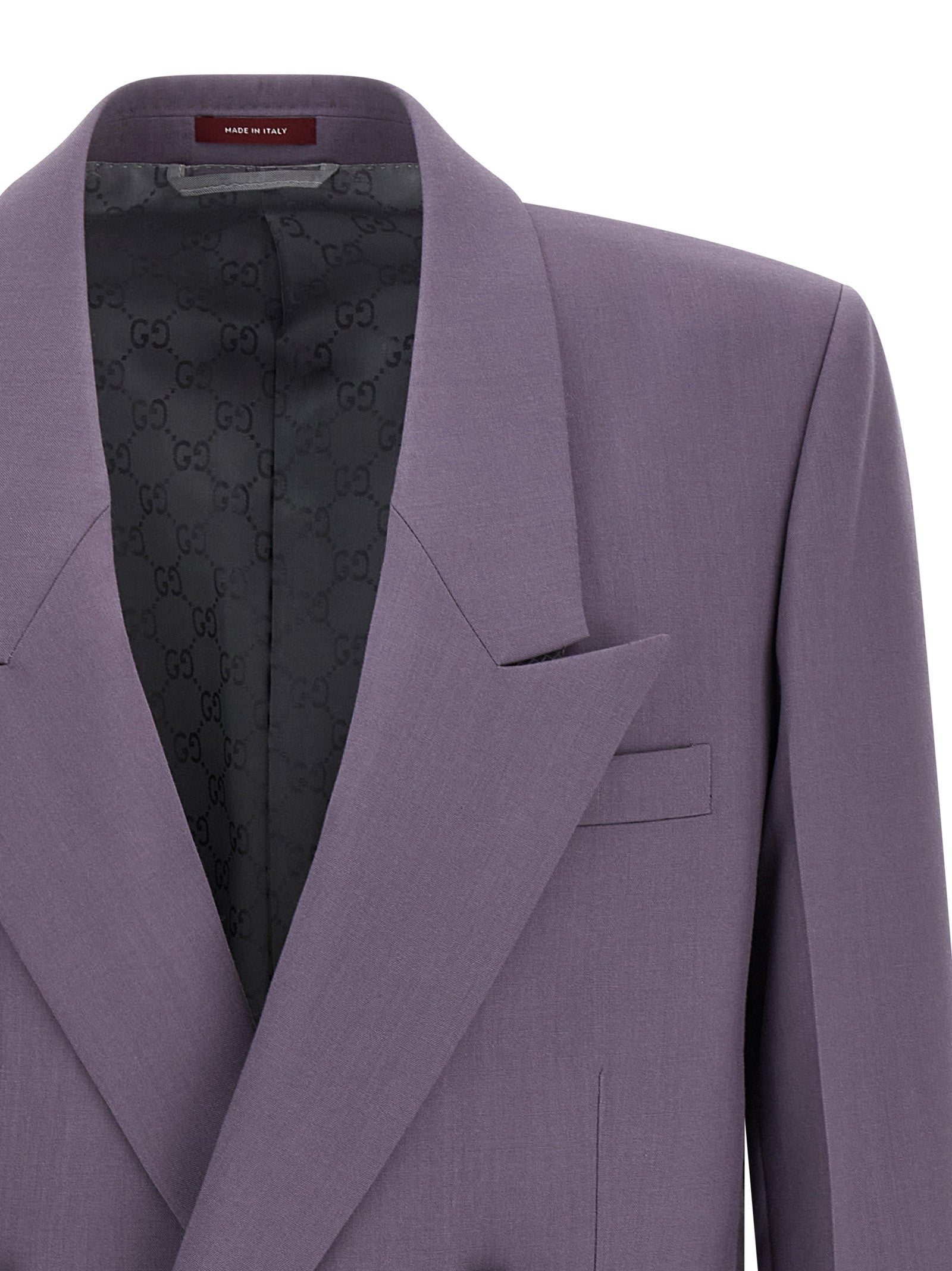 Purple Wool Blazer