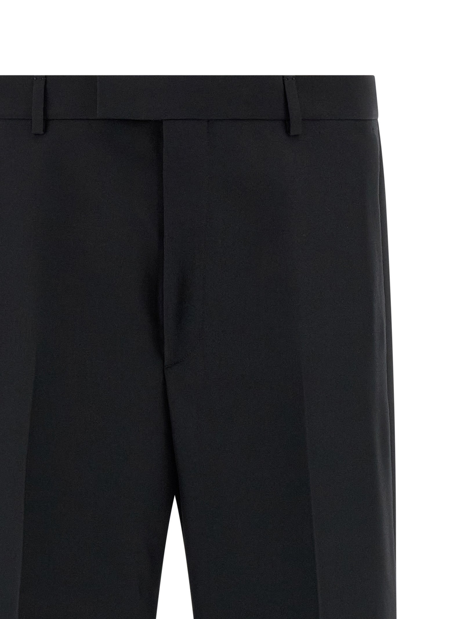Black Polyester Dress Pants