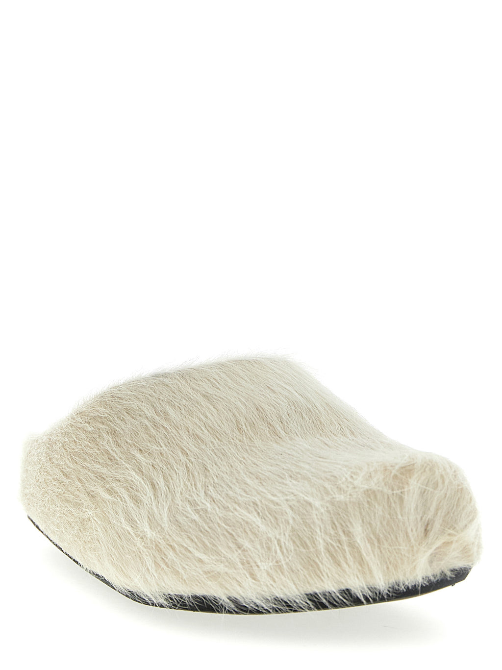 White Calfskin Mules