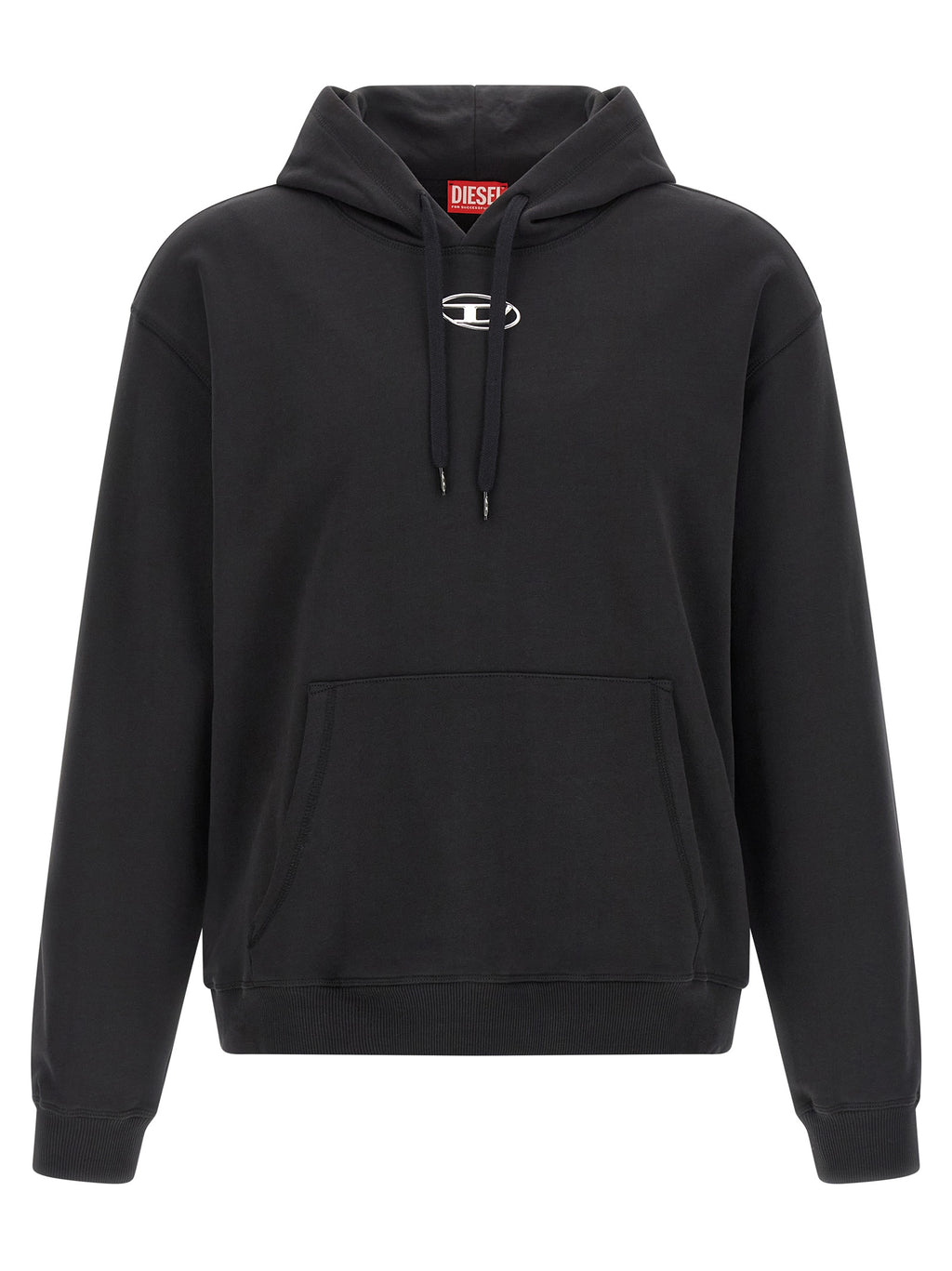 Black Cotton Sweatshirt
