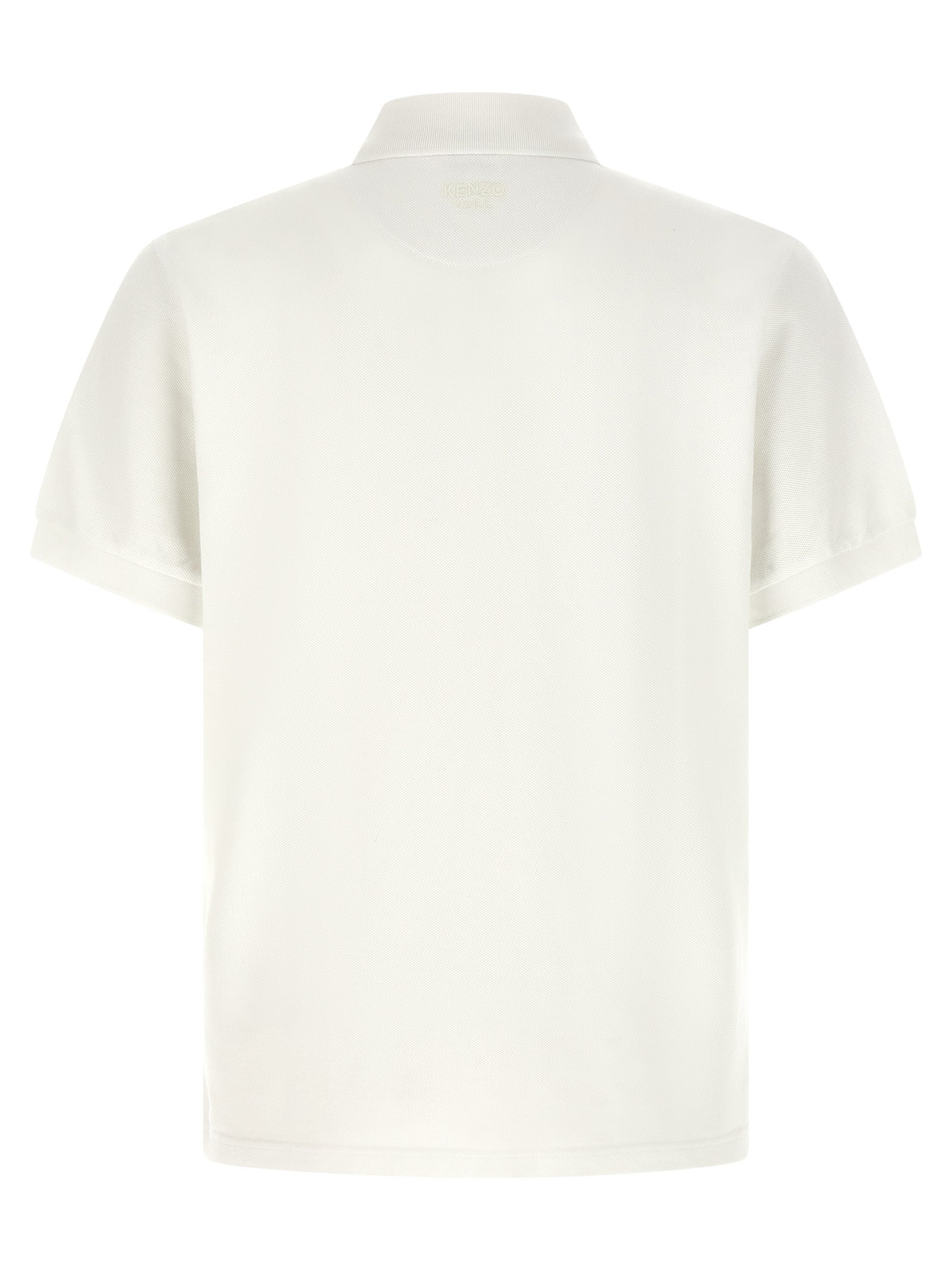 White Cotton Polo Shirt