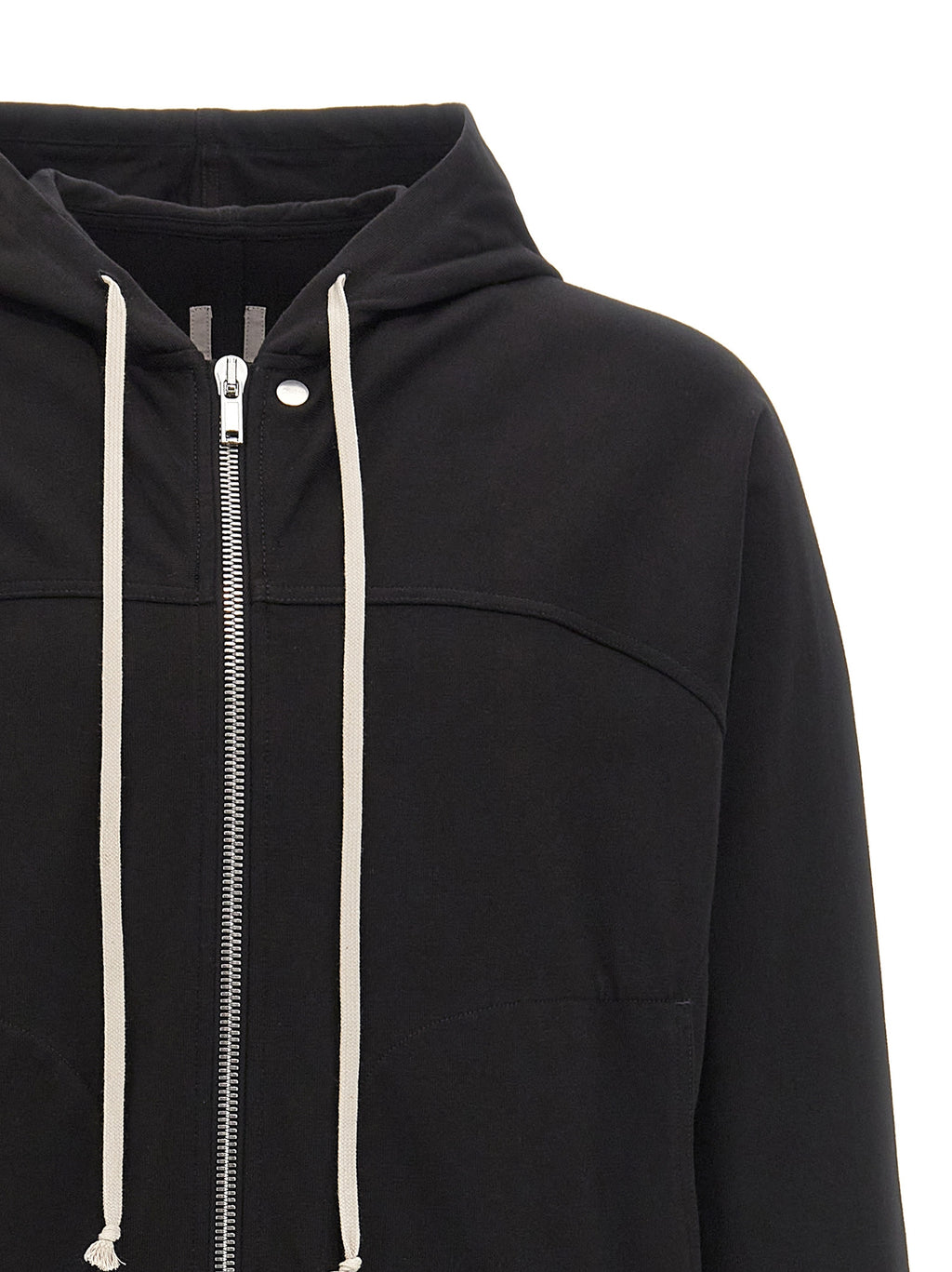 Black Cotton Sweatshirt