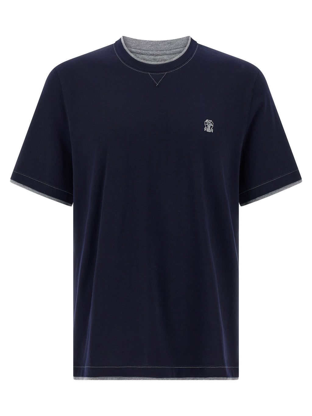 Blue Cotton T-Shirt