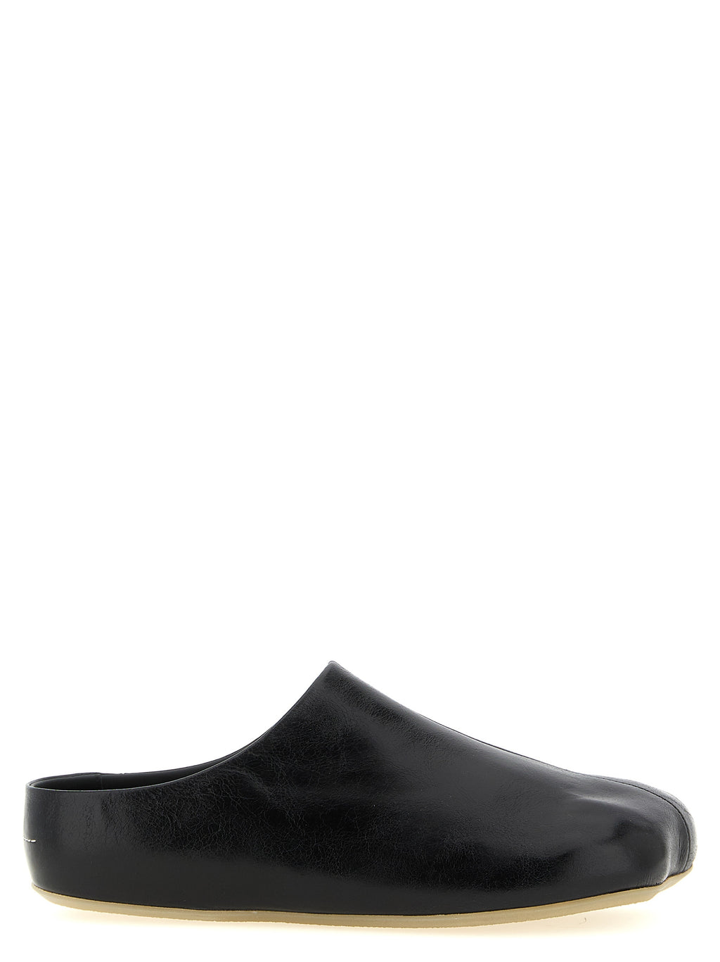 Black Calfskin Clogs