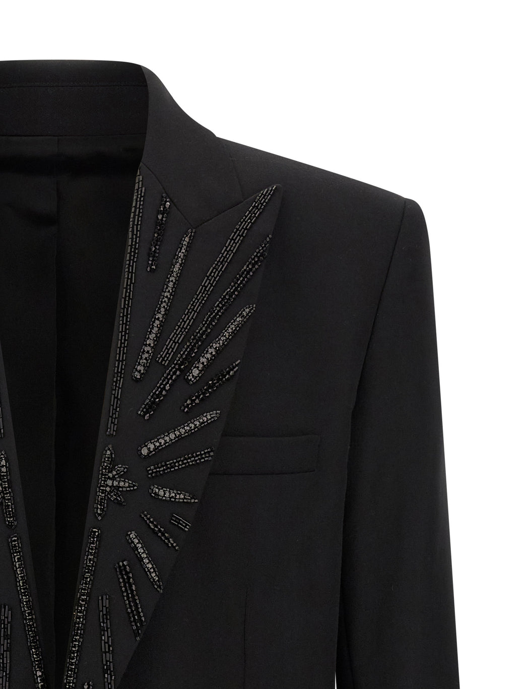 Black Virgin Wool Blazer