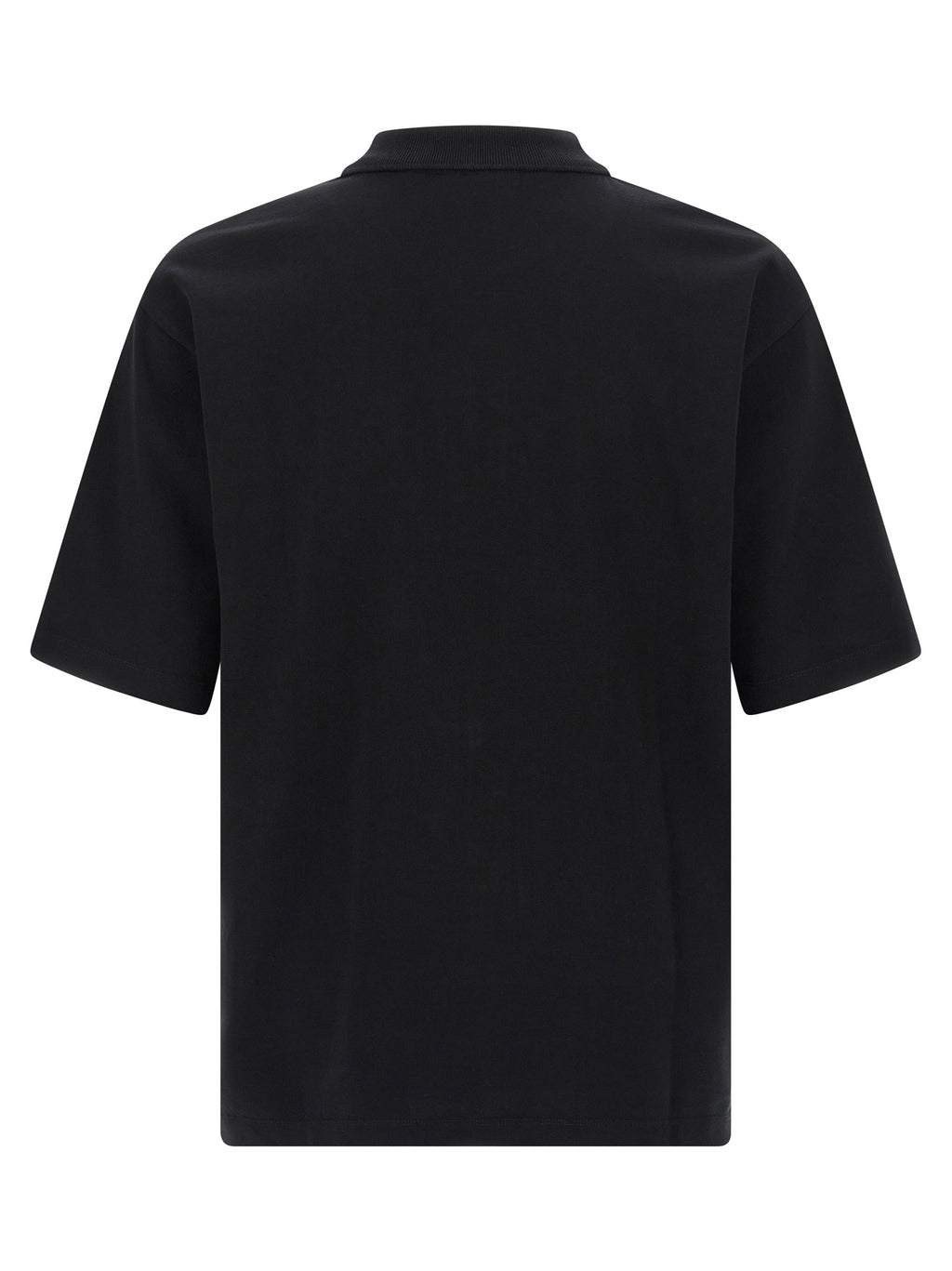 Black Cotton Polo Shirt
