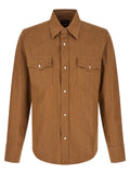 Brown Cotton Blouse