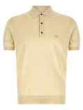 Beige Cotton Polo Shirt