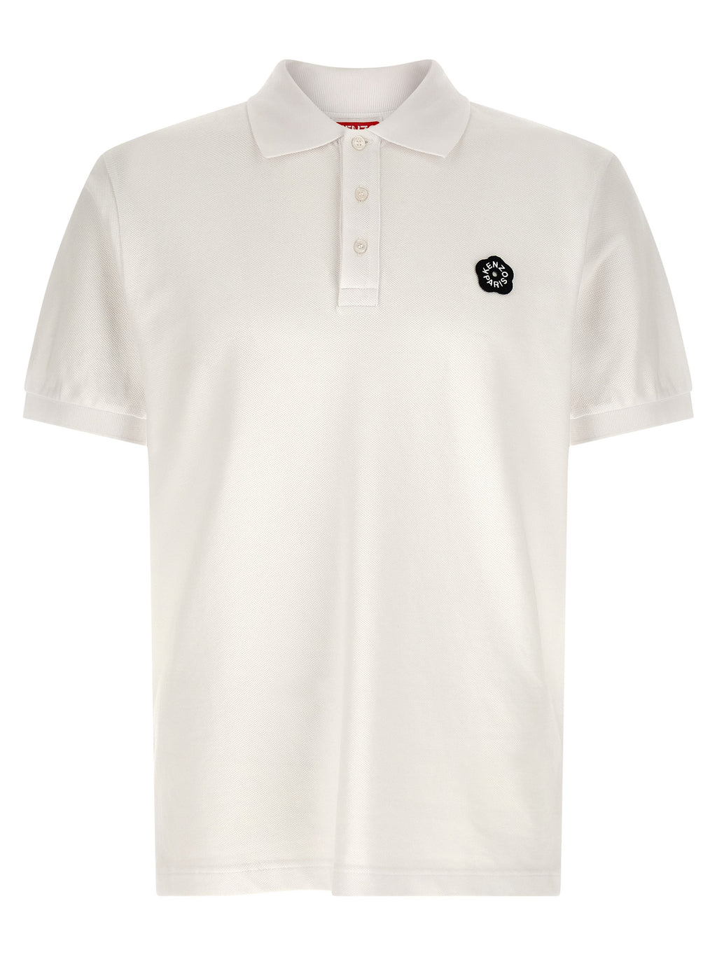 White Cotton Polo Shirt