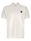 White Cotton Polo Shirt