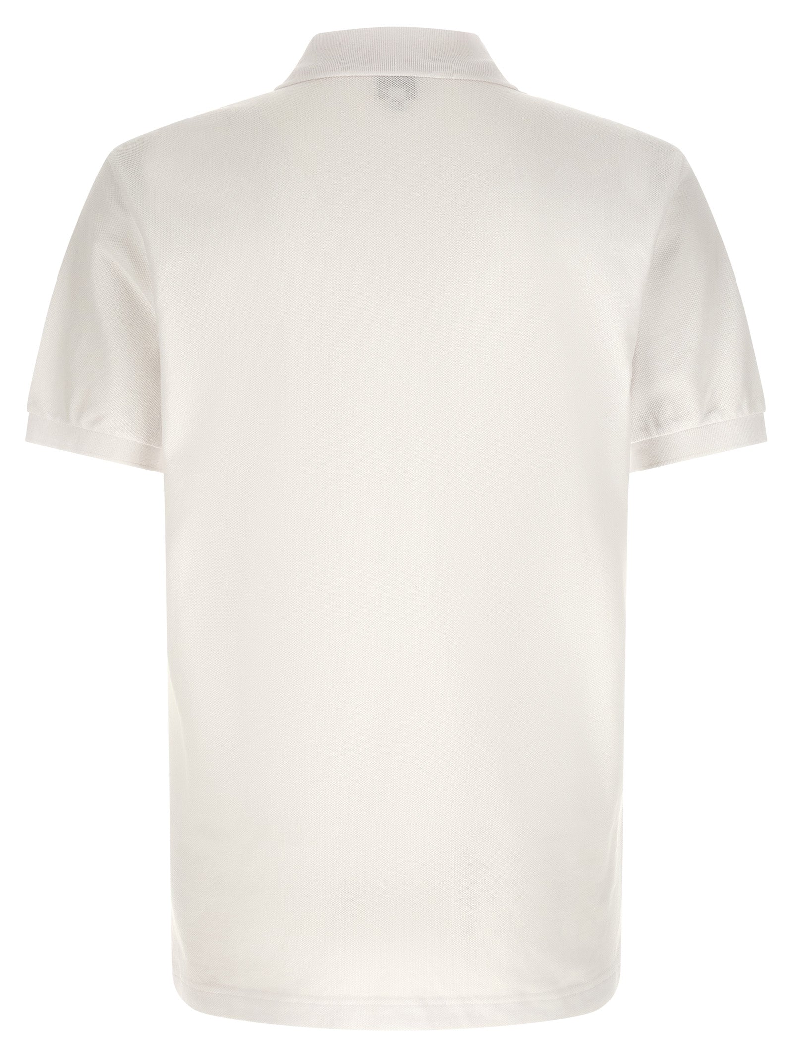 White Cotton Polo Shirt