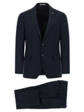Blue Wool Two-Piece Suit