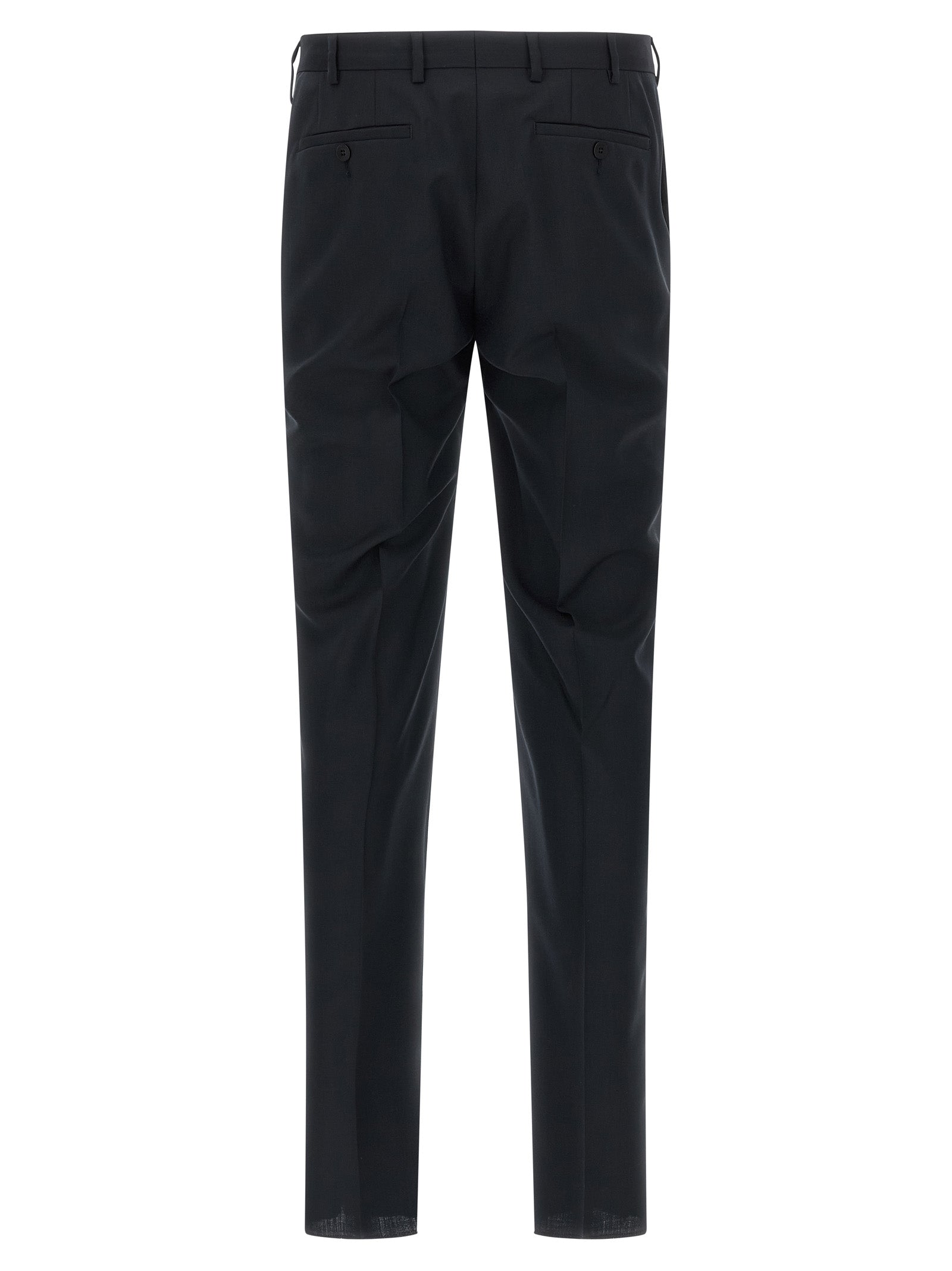 Blue Wool Two-Piece Suit