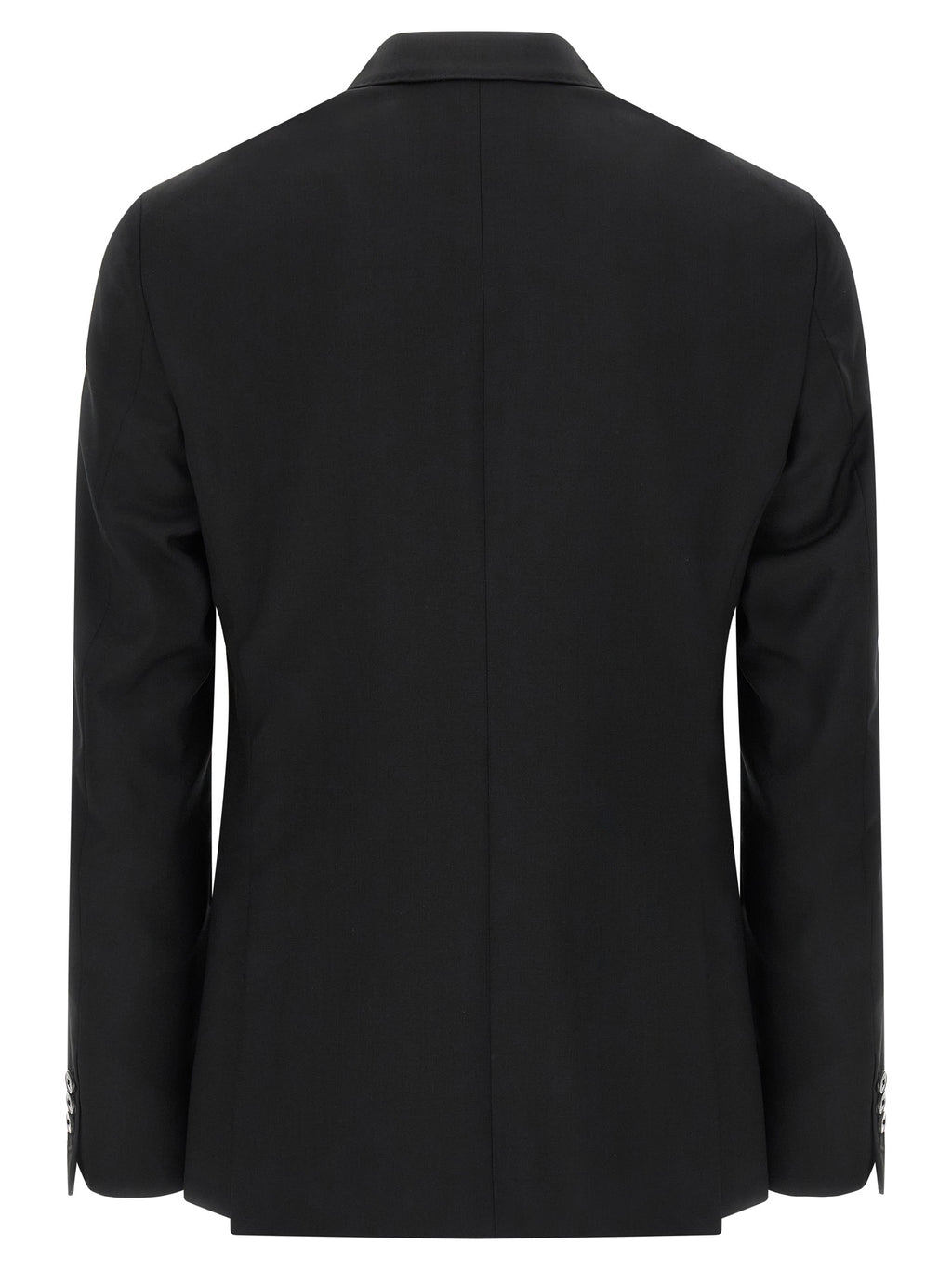 Black Wool Two-Piece Suit