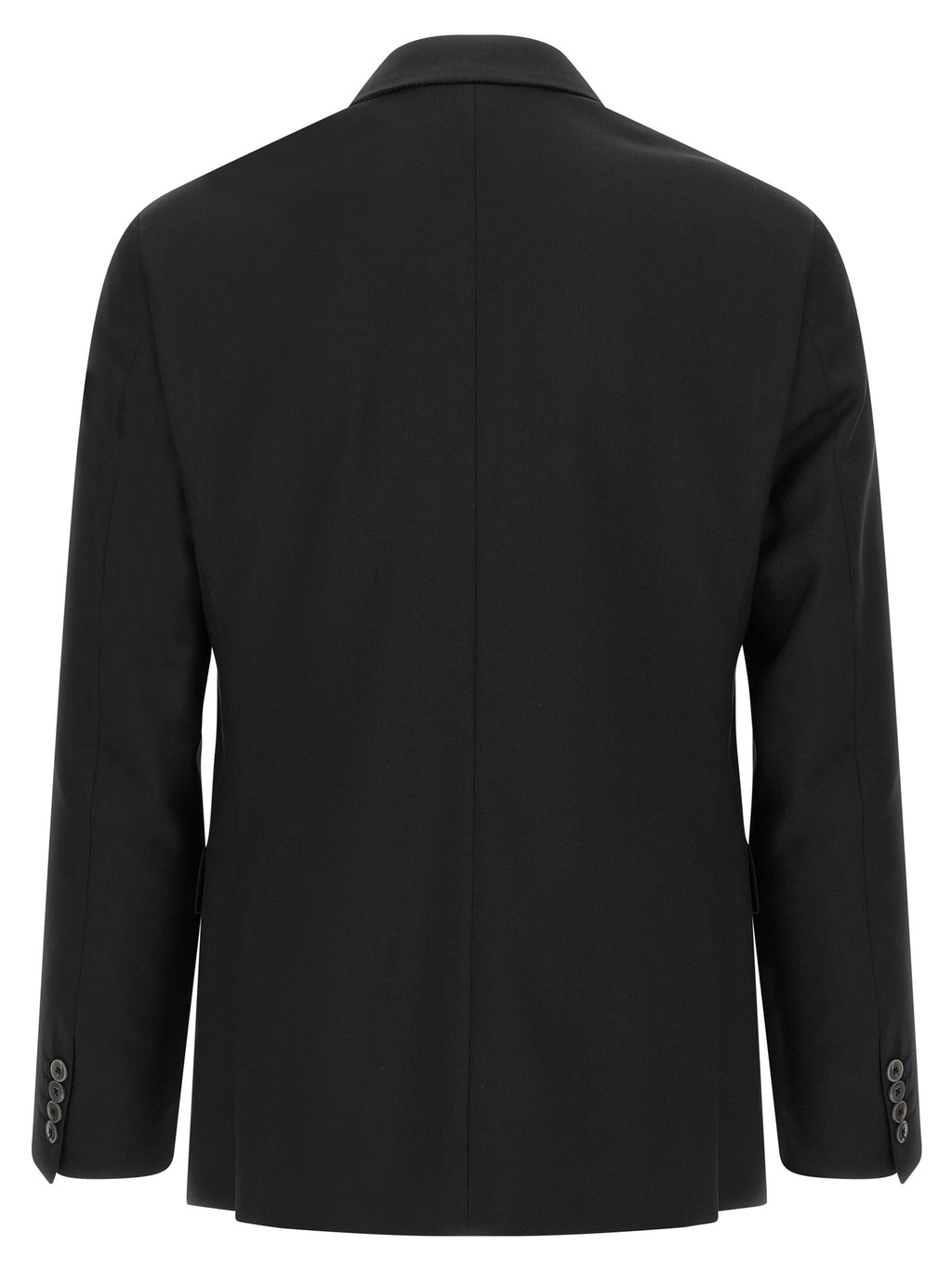 Black Wool Two-Piece Suit