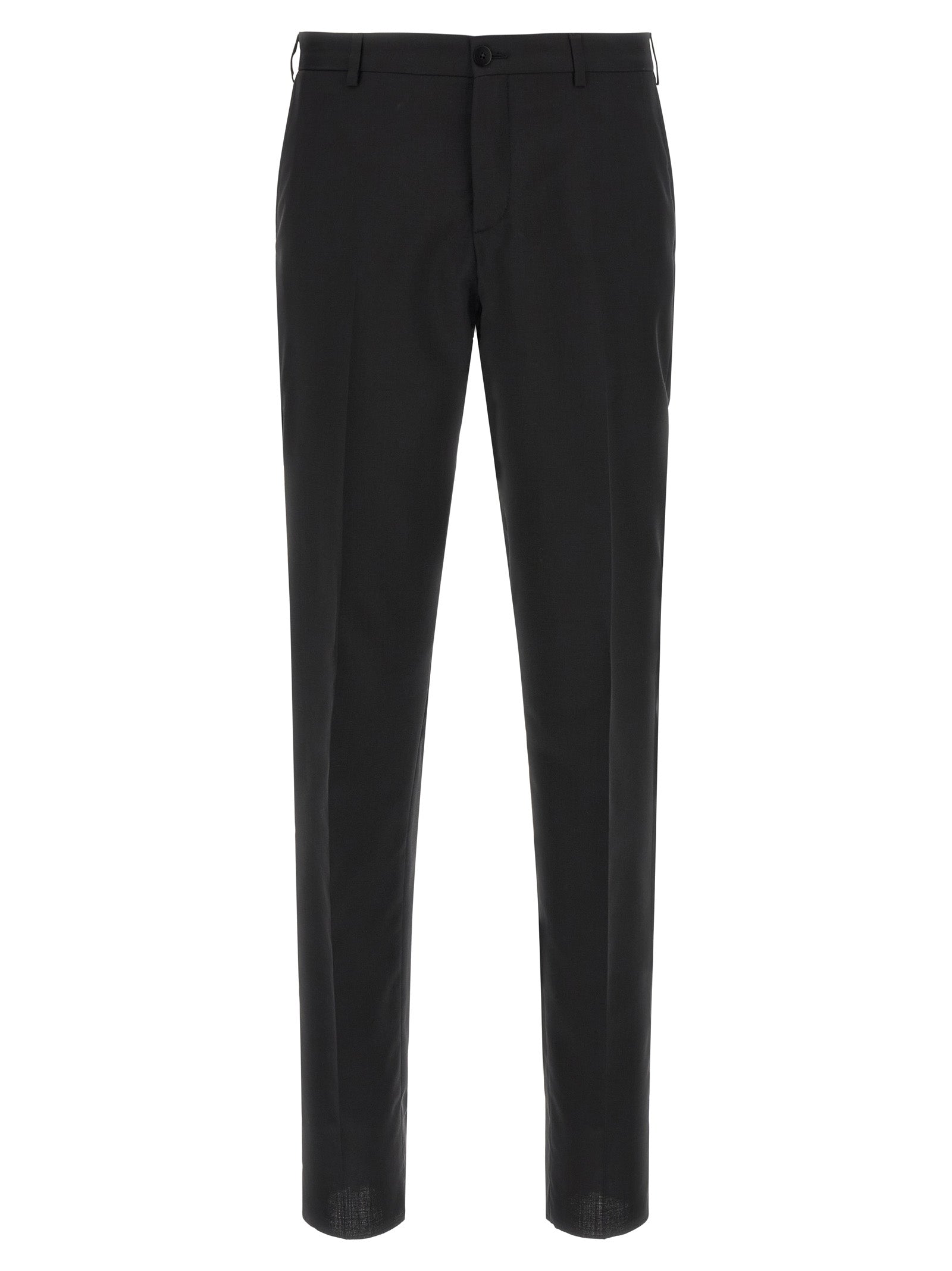 Black Wool Two-Piece Suit