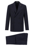 Blue Wool Two-Piece Suit