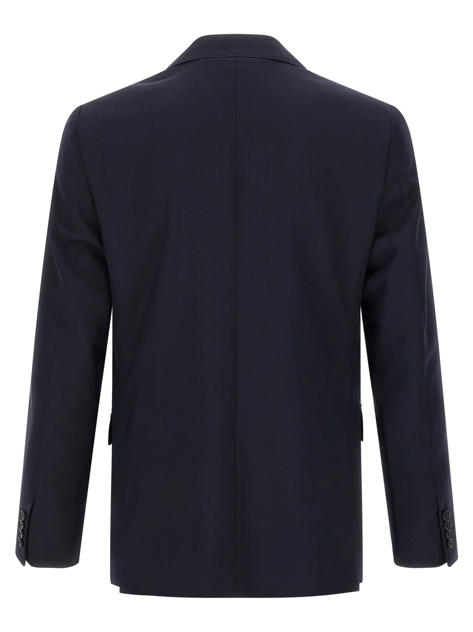 Blue Wool Two-Piece Suit