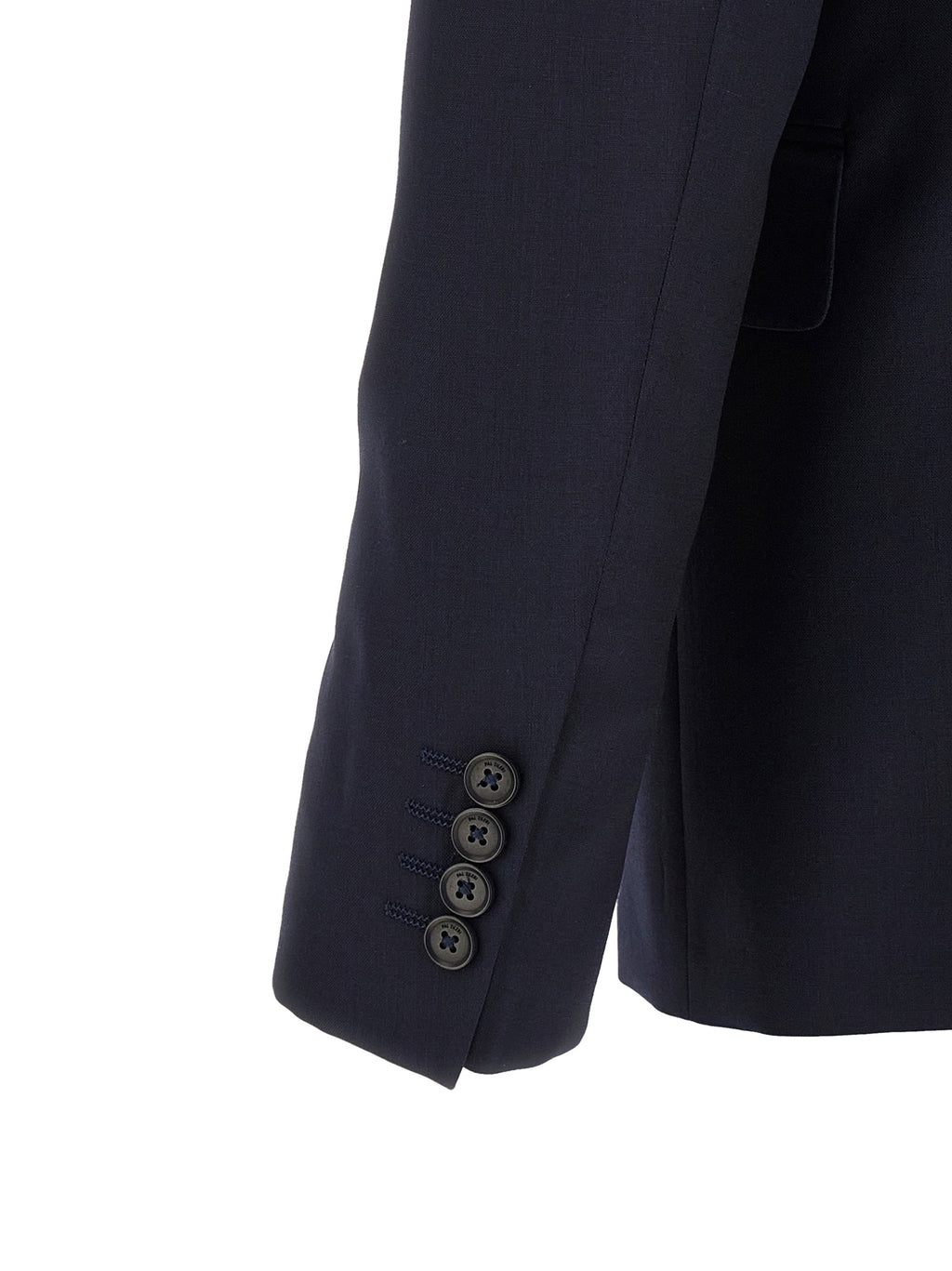 Blue Wool Two-Piece Suit