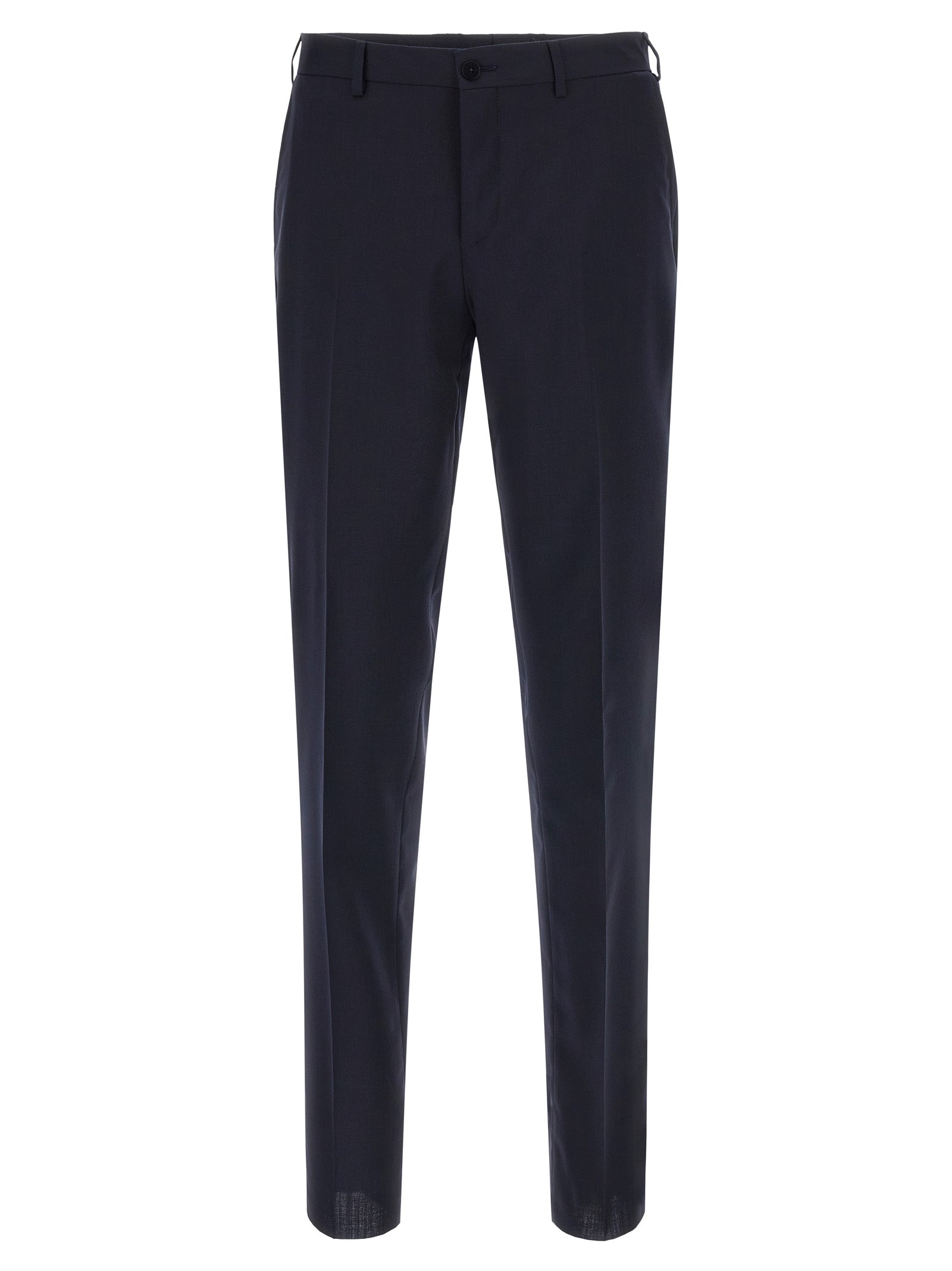 Blue Wool Two-Piece Suit