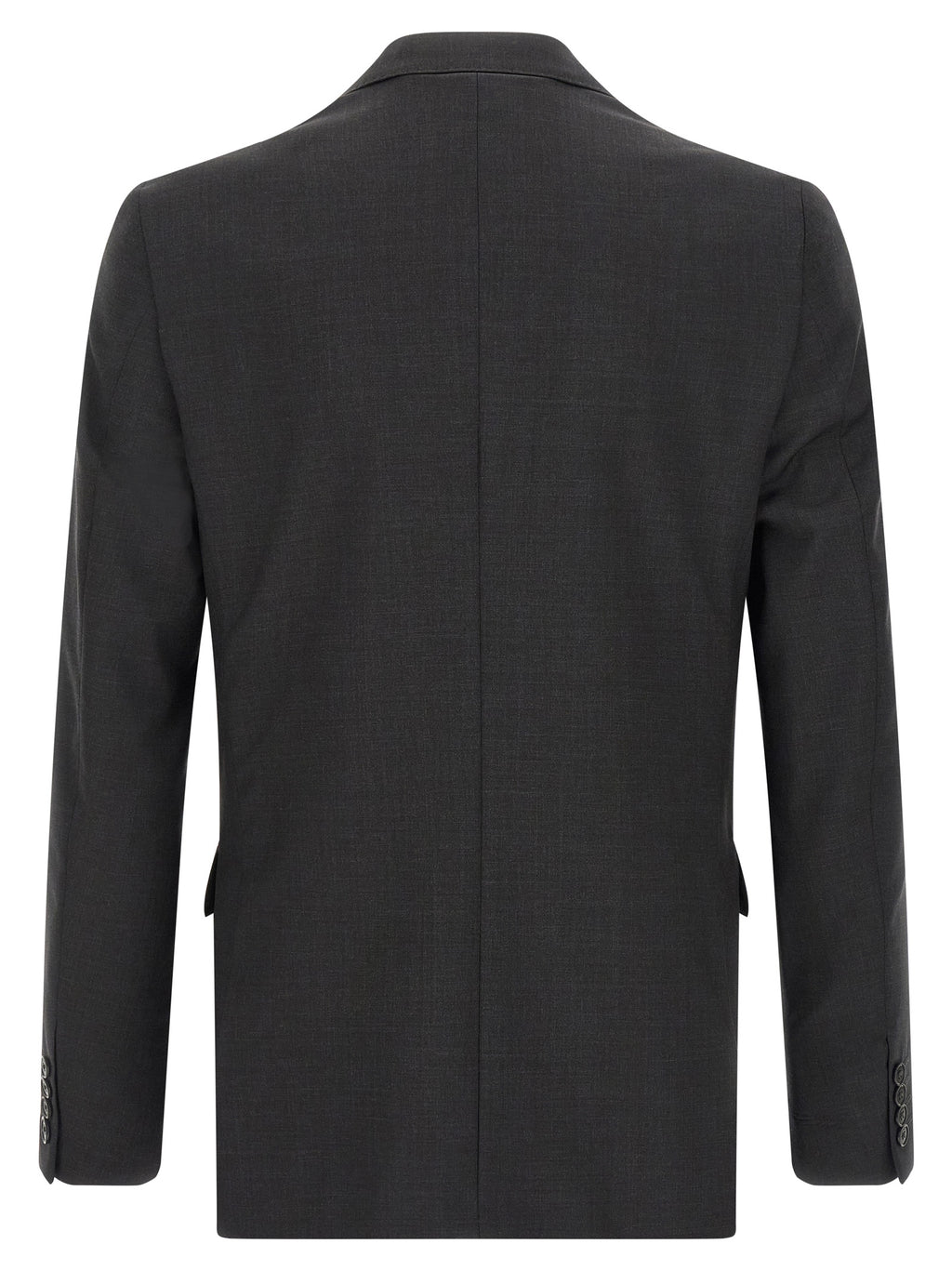Gray Viscose Two-Piece Suit