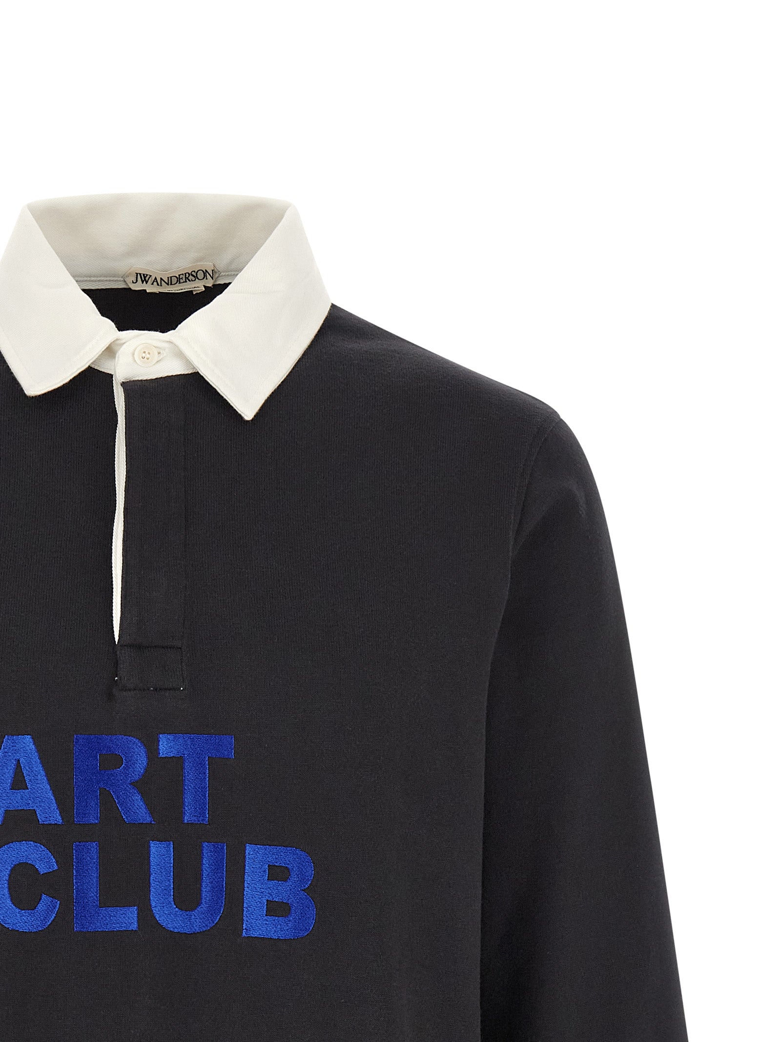 Black Cotton Polo Shirt