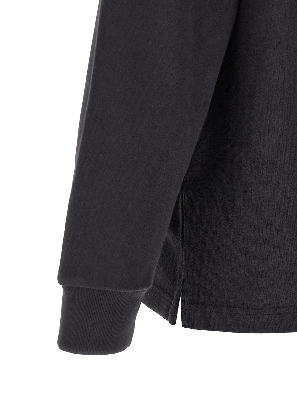 Black Cotton Polo Shirt