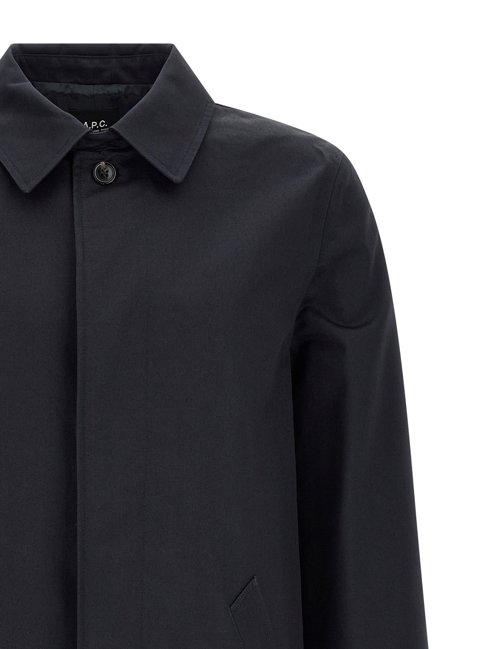 Blue Cotton Coat