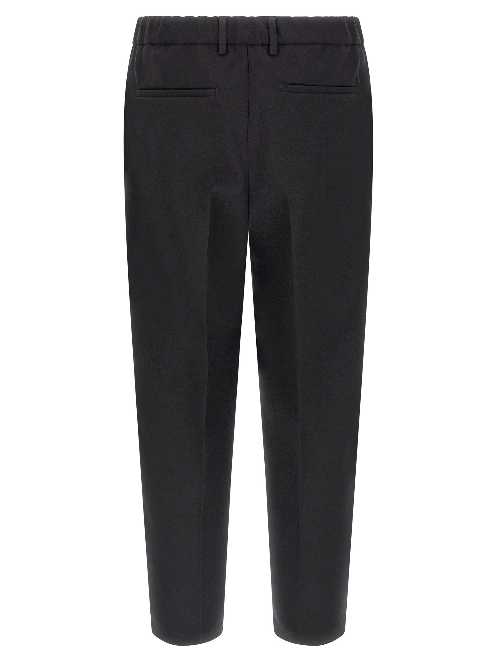 Black Polyester Dress Pants