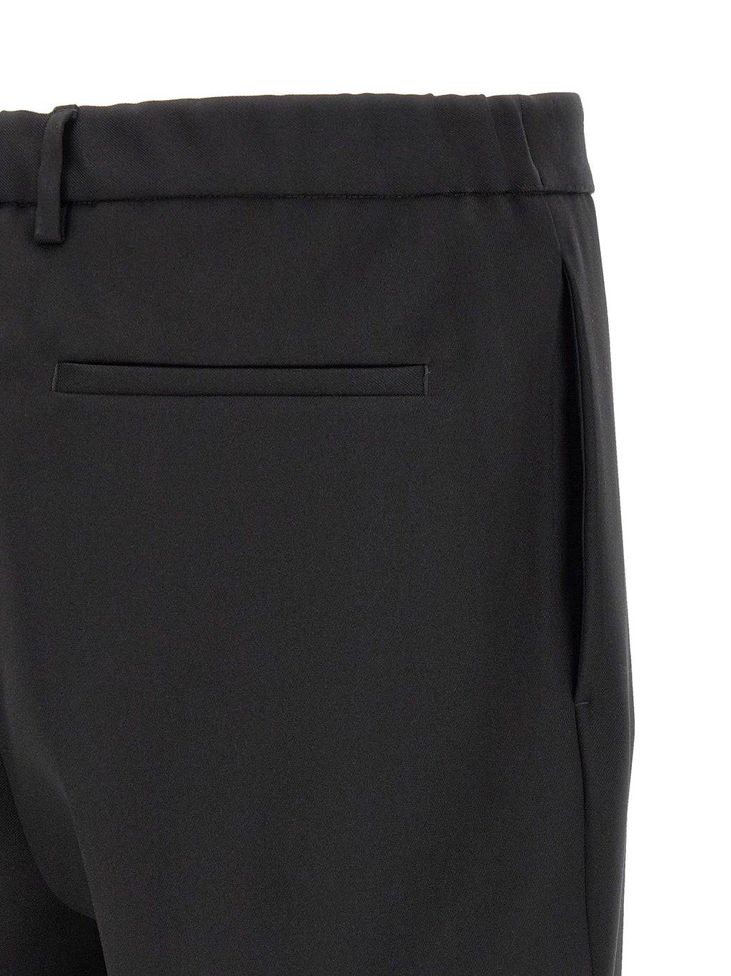 Black Polyester Dress Pants