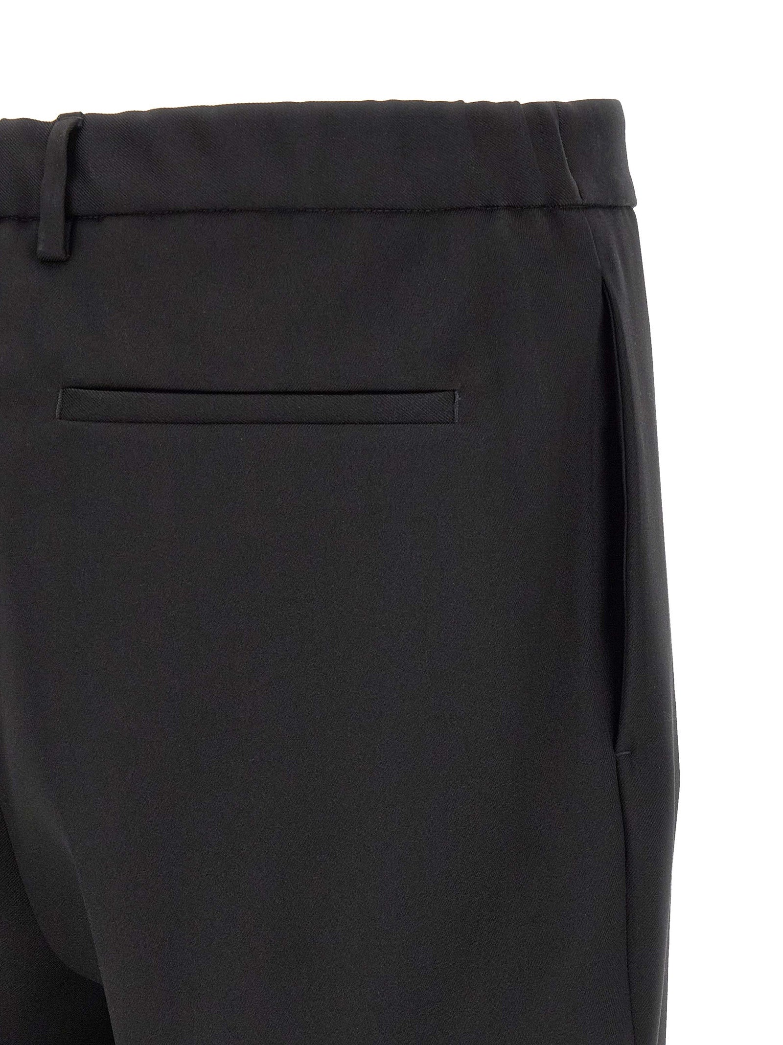 Black Polyester Dress Pants