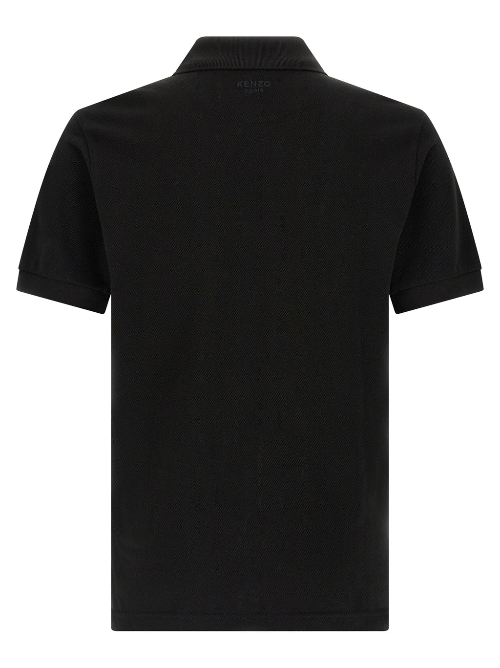 Black Cotton Polo Shirt