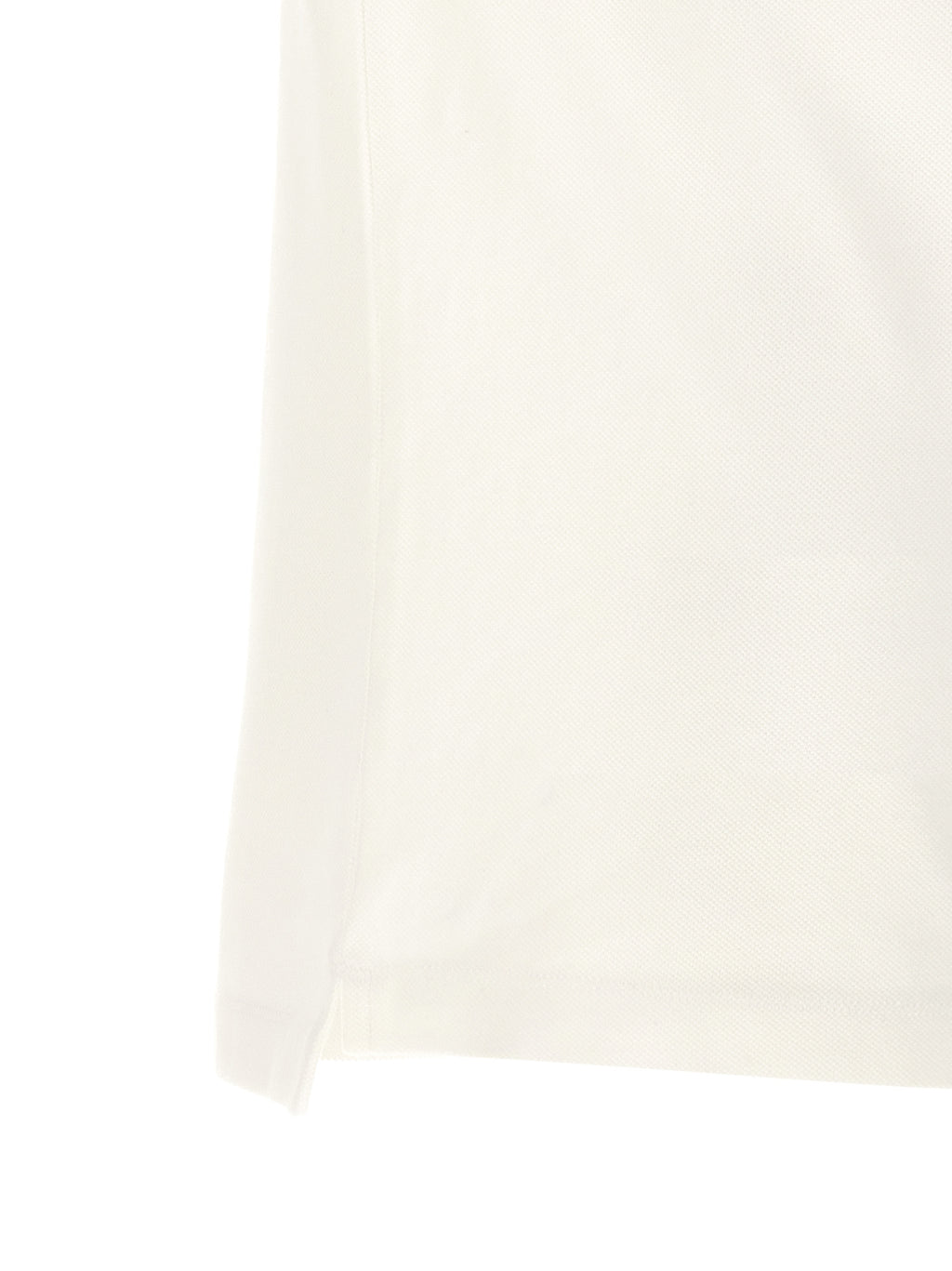 White Cotton Polo Shirt