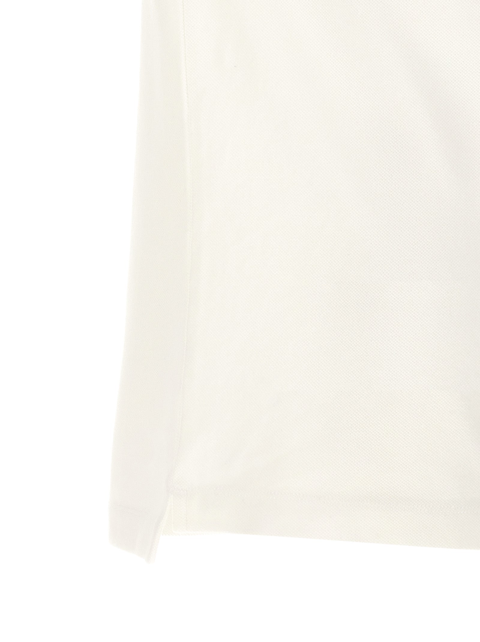 White Cotton Polo Shirt